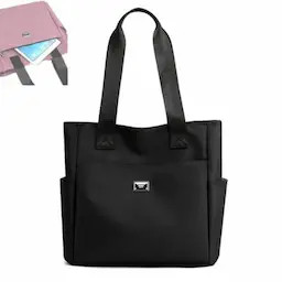 Fashion Shopping Ladies Bag (Black-Colour)