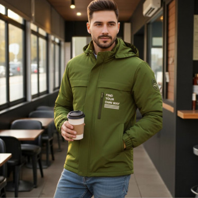 " Premium Hoodie Padding Jacket "