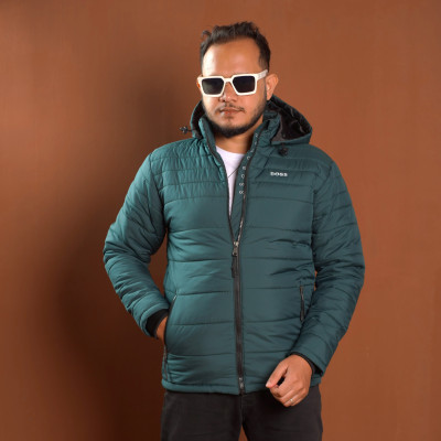 Men’s Insulated Zipper Hoodie Jackets Hugo Boss(C-Green-20)