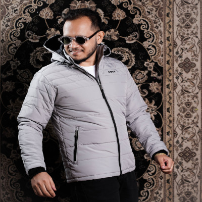 Men’s Insulated Zipper Hoodie Jackets Hugo Boss(assh-25)