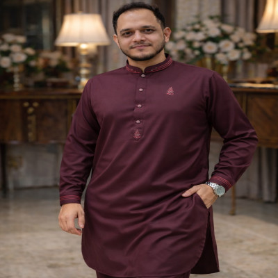 ঈদ প্রিমিয়াম লাক্সারি কাবলি চেরি কটন আইকন-৩ (কালার-কলিজা) - 1022